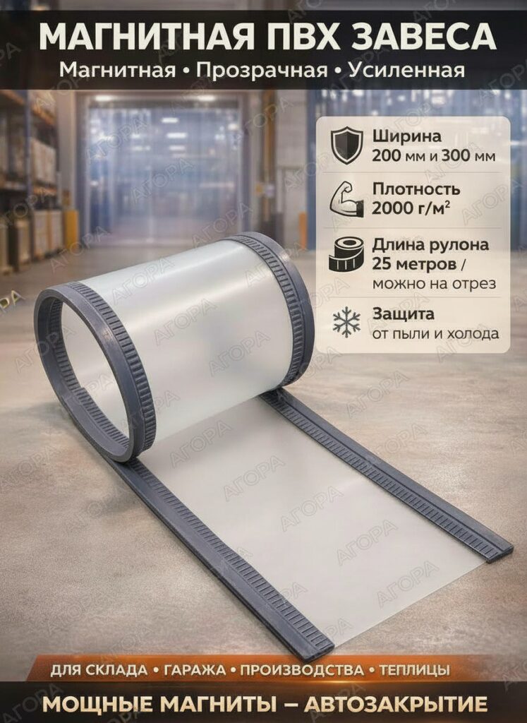 Магнитная пвх завеса
